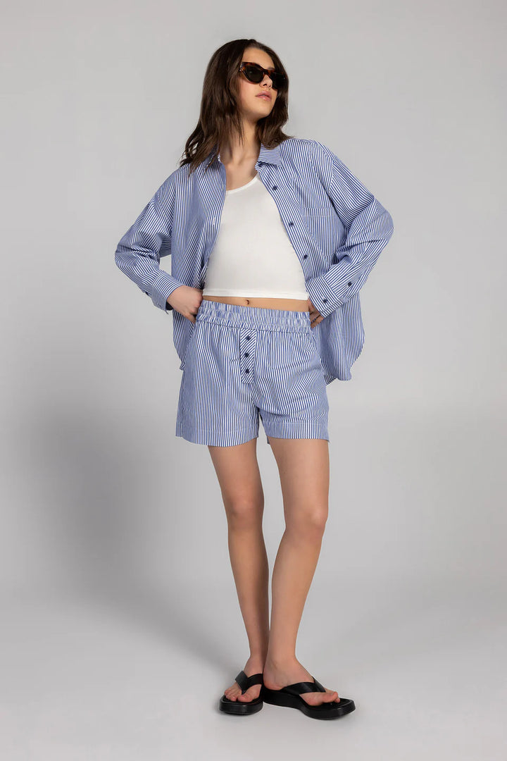 AMALFI SHIRT (MEDITERRANEAN BLUE) - PURE & SIMPLE