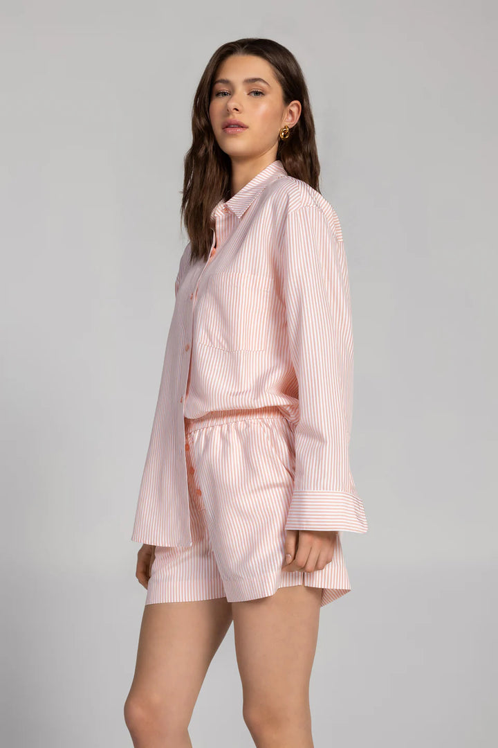 AMALFI SHIRT (PEACH BELLINI) - PURE & SIMPLE