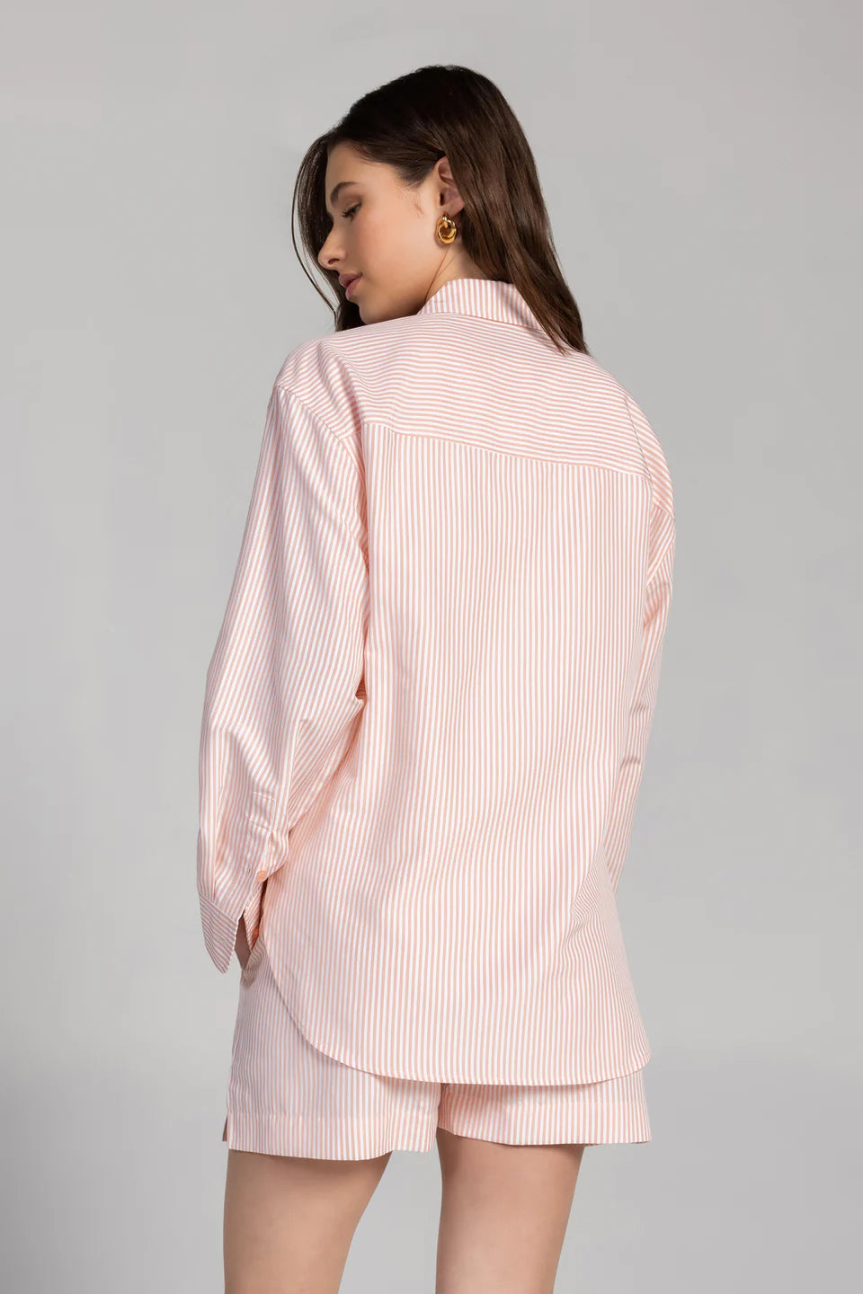 AMALFI SHIRT (PEACH BELLINI) - PURE & SIMPLE
