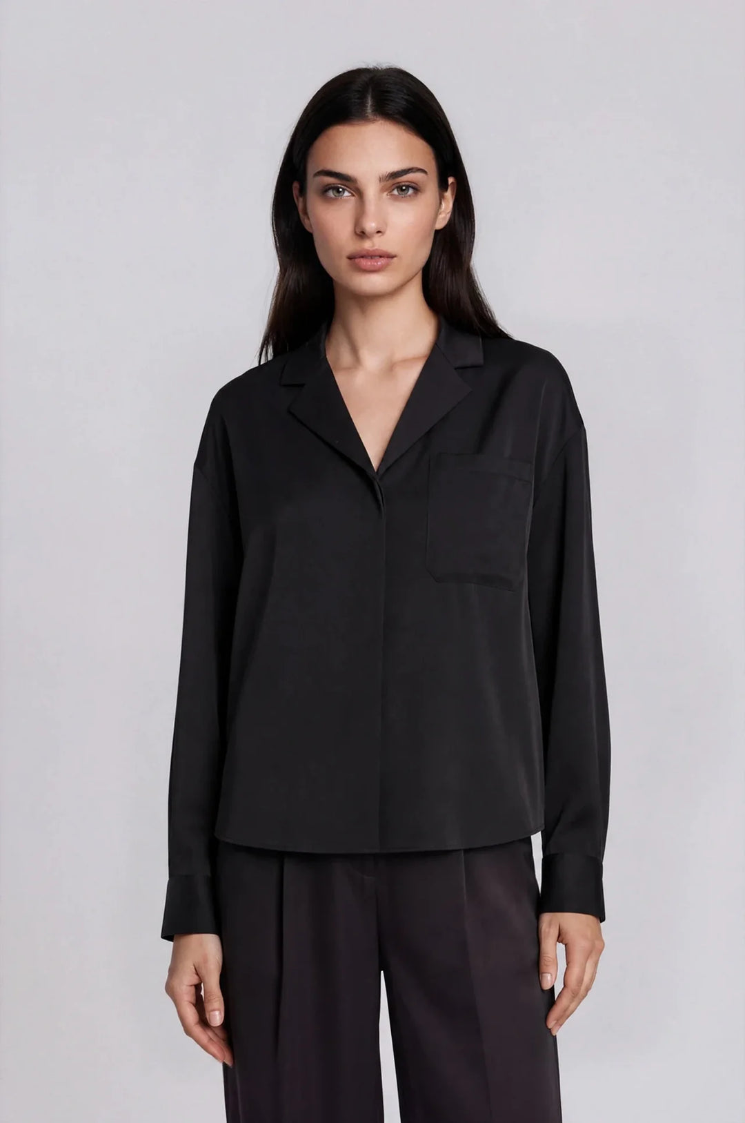 DAYBREAK DRESS SHIRT (NOIR) - PURE & SIMPLE