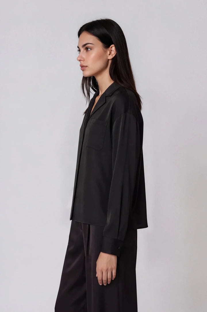 DAYBREAK DRESS SHIRT (NOIR) - PURE & SIMPLE