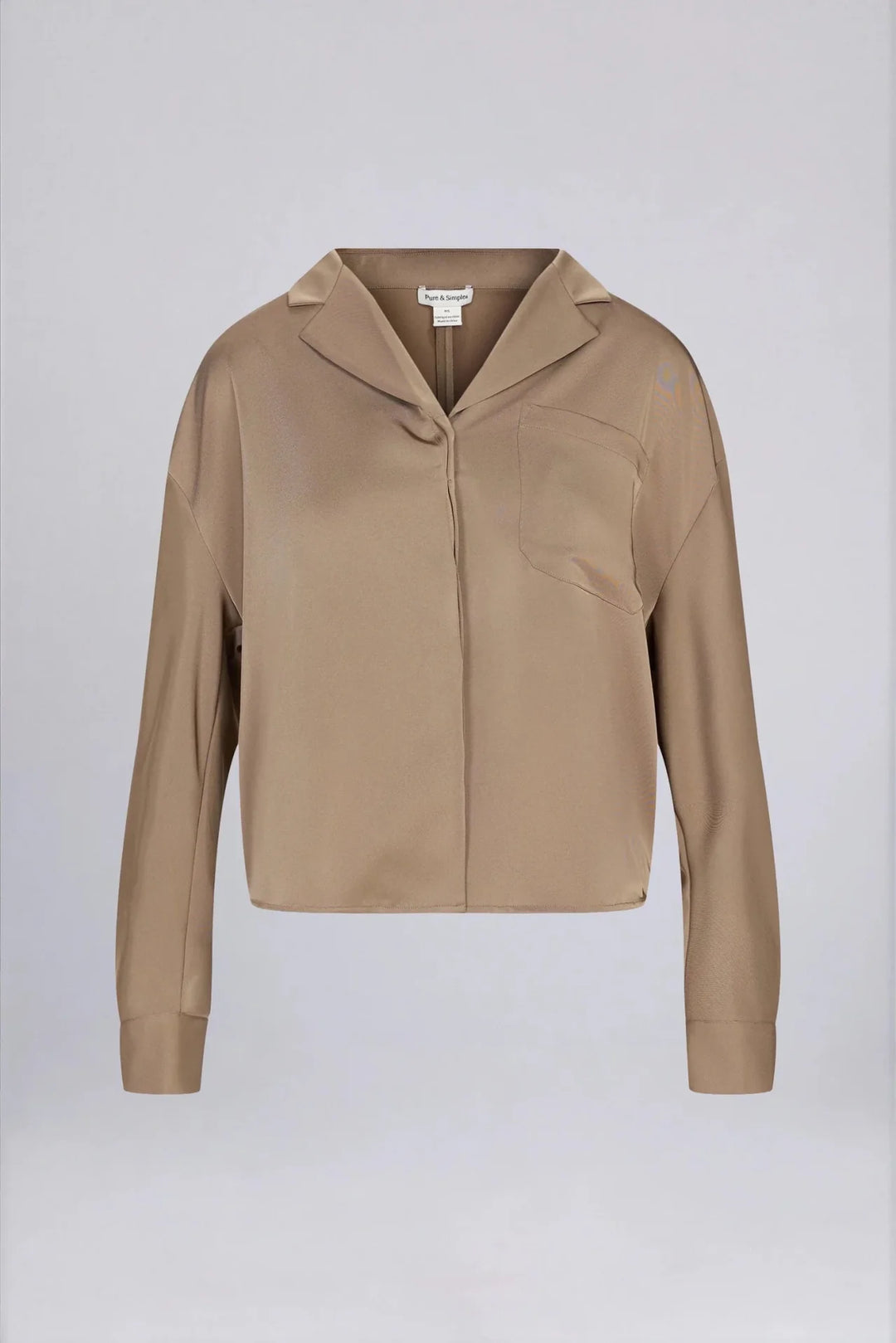 DAYBREAK DRESS SHIRT (GOLDEN TAUPE) - PURE & SIMPLE