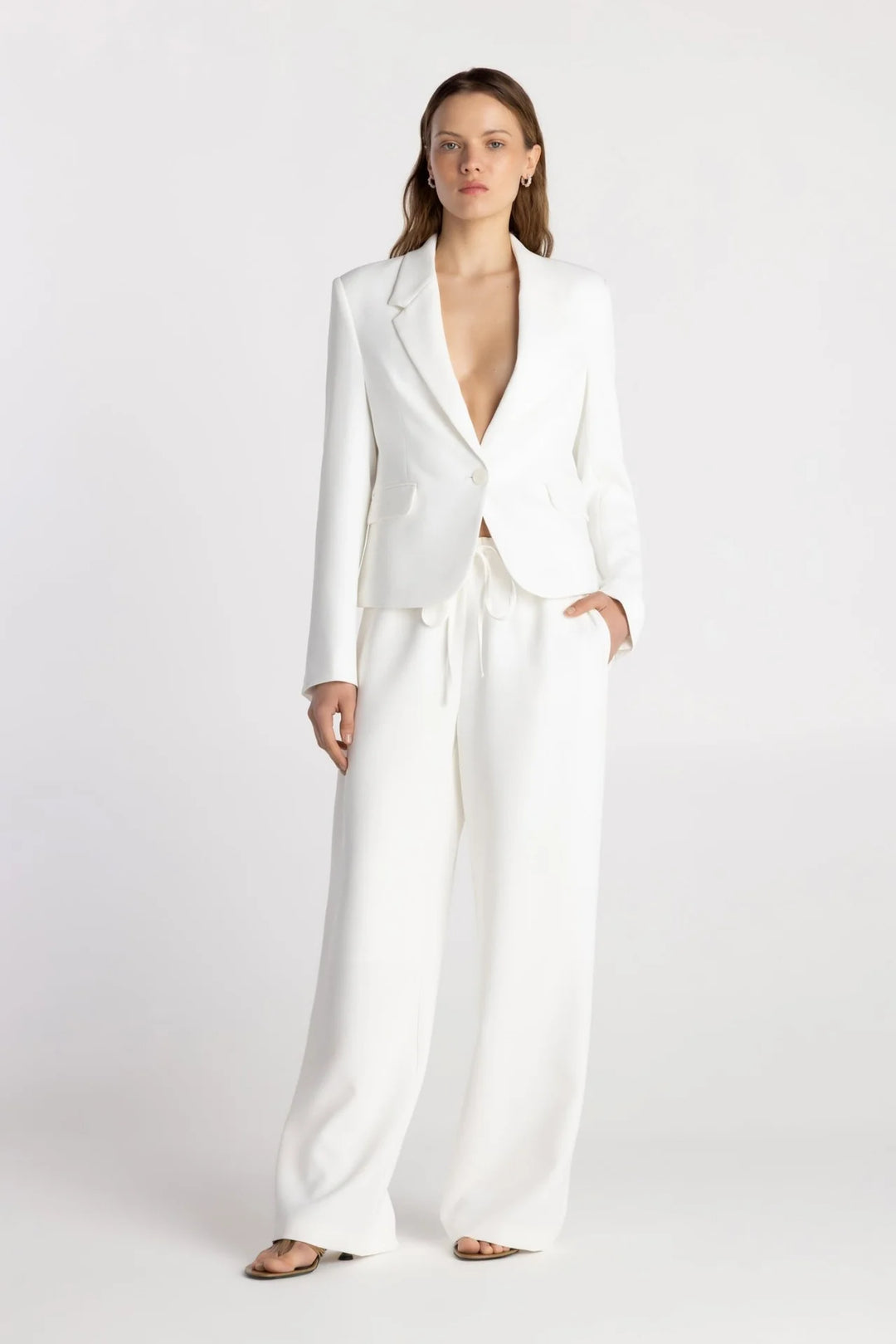 THE ANDEE PANT (SOFT ECRU) - PURE & SIMPLE