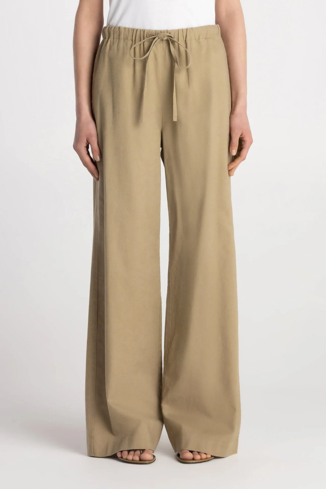THE LINEN ANDEE PANT (MUTED TAUPE) - PURE & SIMPLE