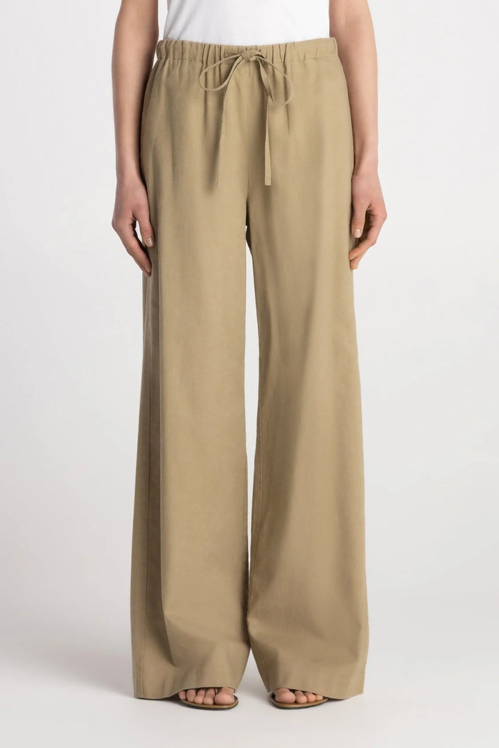THE LINEN ANDEE PANT (MUTED TAUPE) - PURE & SIMPLE