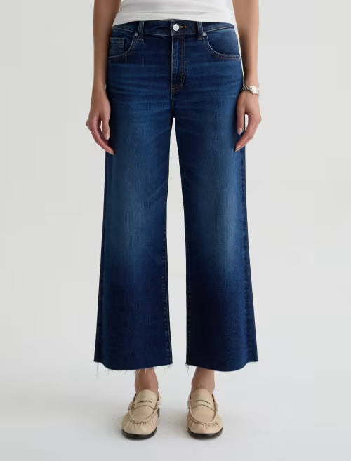 SAIGE WIDE LEG CROP (OUTSPOKEN) - A.G. DENIM