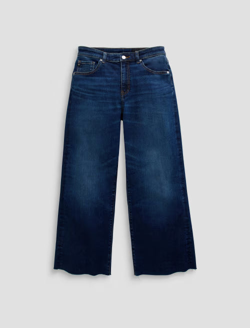 SAIGE WIDE LEG CROP (OUTSPOKEN) - A.G. DENIM