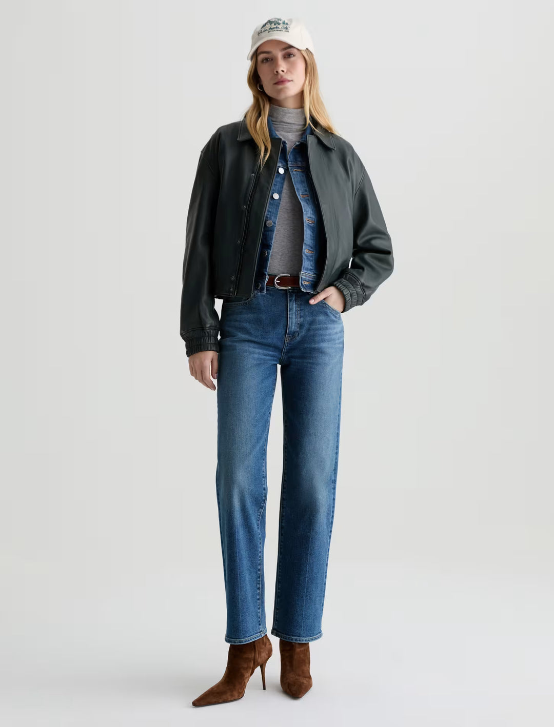 BRINLEY STRAIGHT LEG (REWIND) - A.G. DENIM