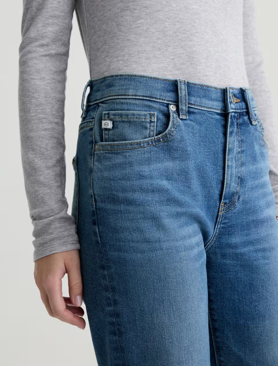 BRINLEY STRAIGHT LEG (REWIND) - A.G. DENIM