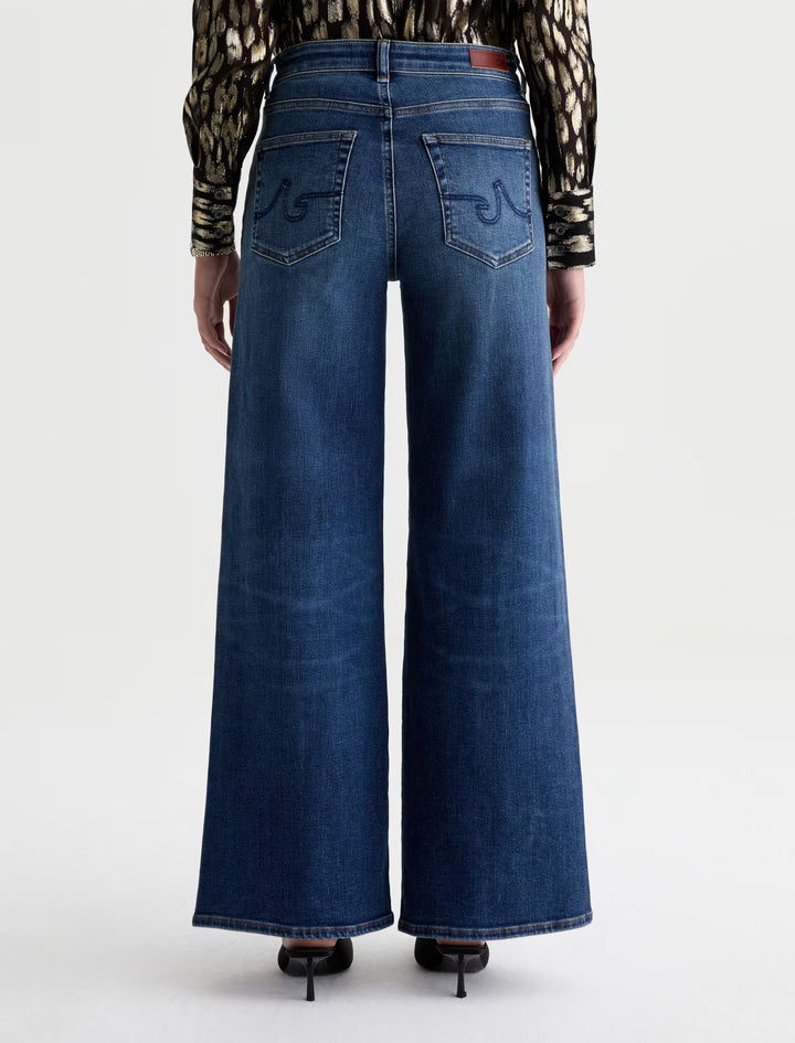SAIGE WIDE LEG (14 YEARS BLUEGRASS) - A.G. DENIM