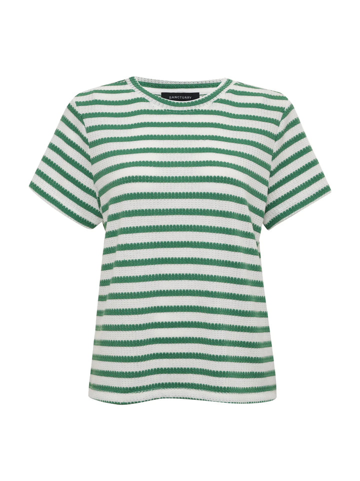 PERFECT TEXTURED TEE (CHALK GREEN JUICE) - SANCTUARY