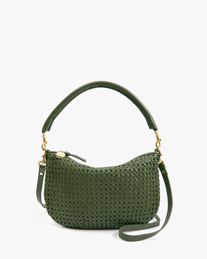 PETIT MOYEN MESSENGER (ARMY RATTAN) - CLARE V.