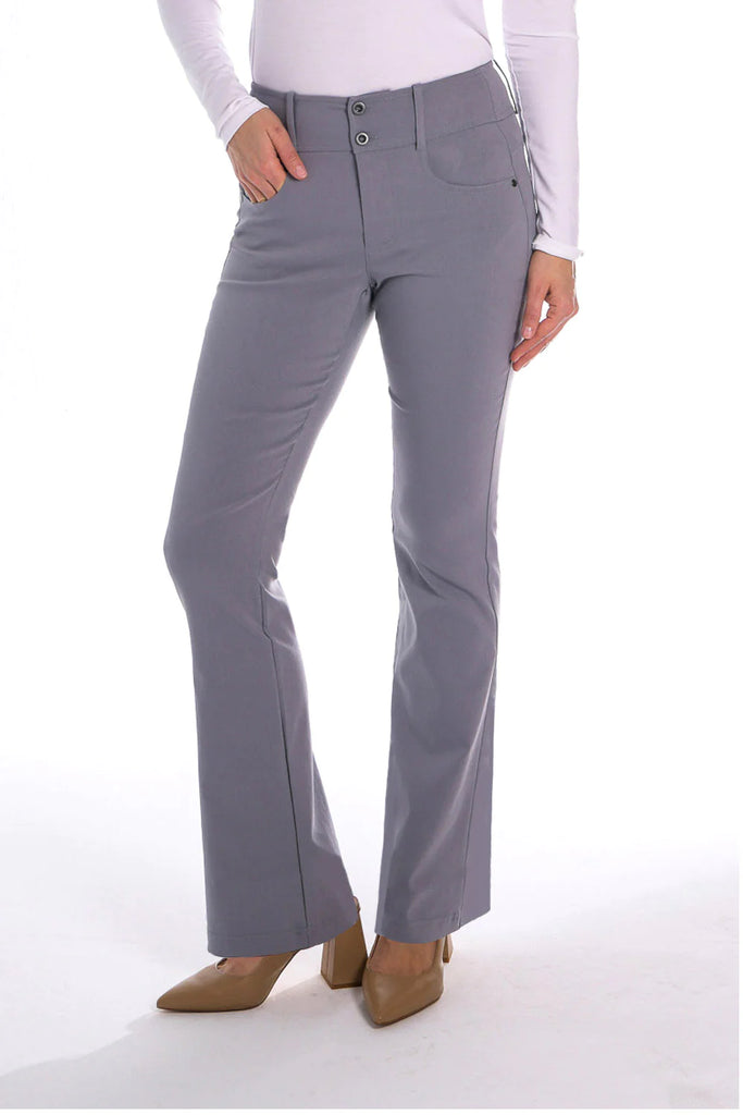 FLARE PANTS (GREY) - BRENDA BEDDOME