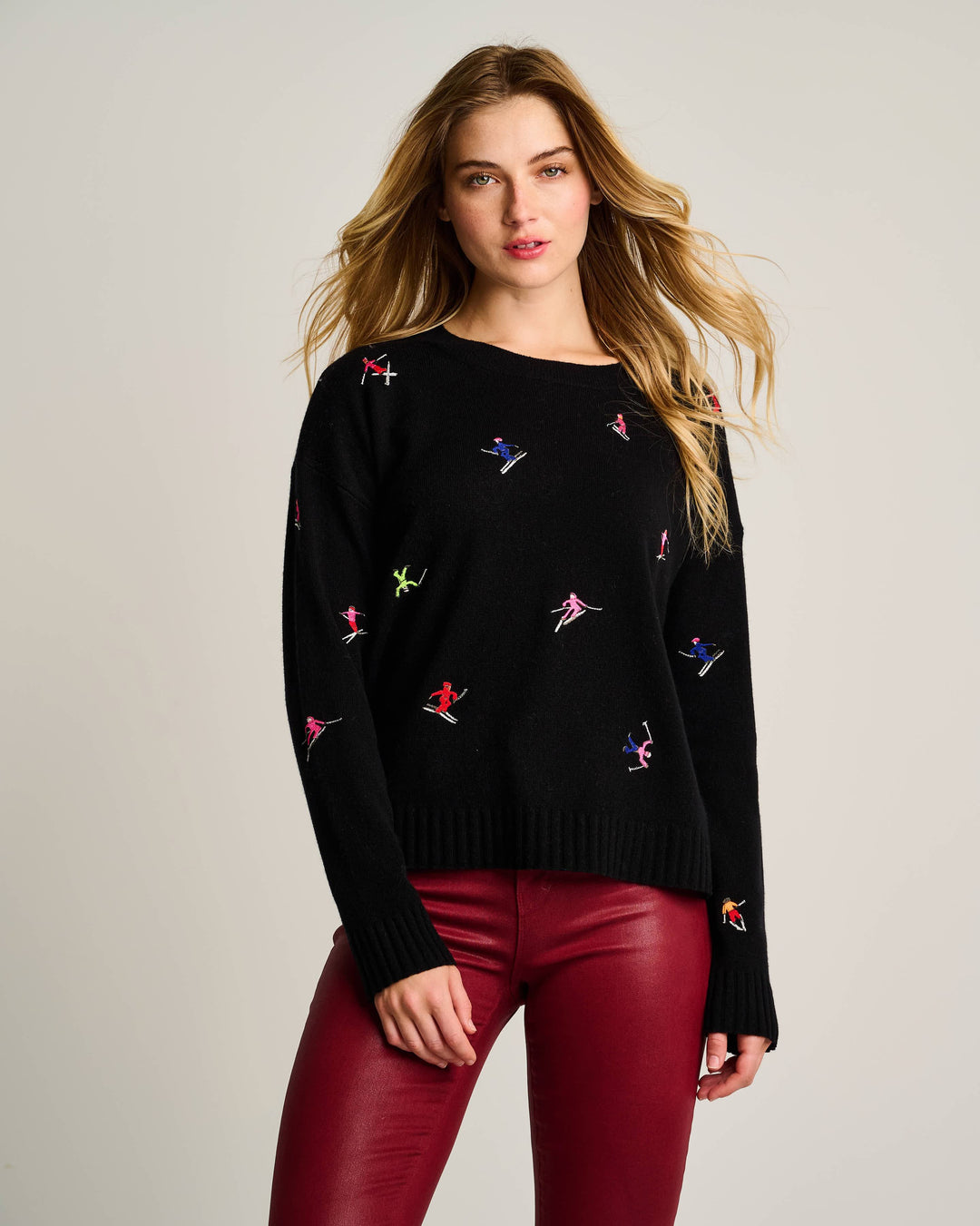 HIT THE SLOPES SWEATER - LISA TODD