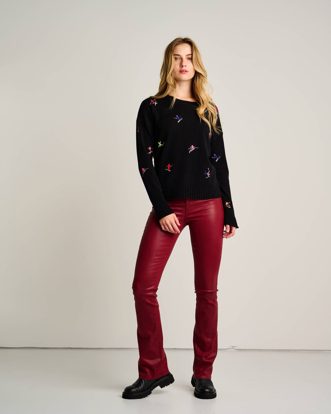 HIT THE SLOPES SWEATER - LISA TODD