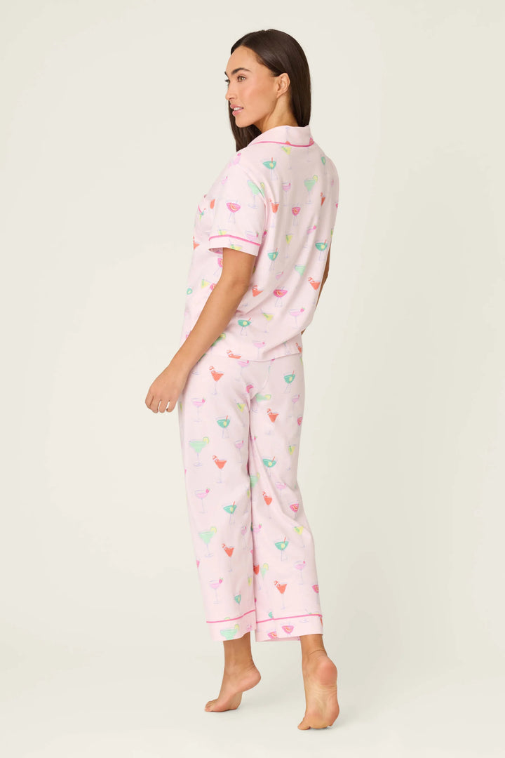 WHIMSY SIPS PJ SET (LIGHT PINK) - PJ SALVAGE
