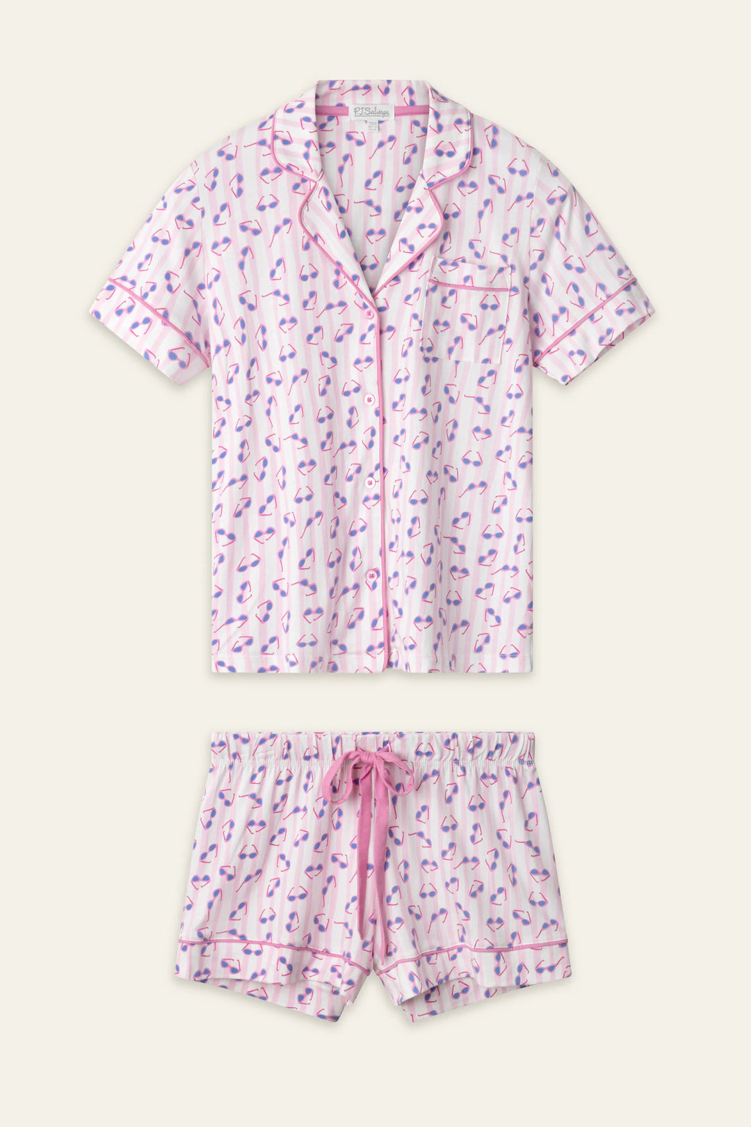 WHIMSY RETRO SHADES PJ SET (PINK) - PJ SALVAGE