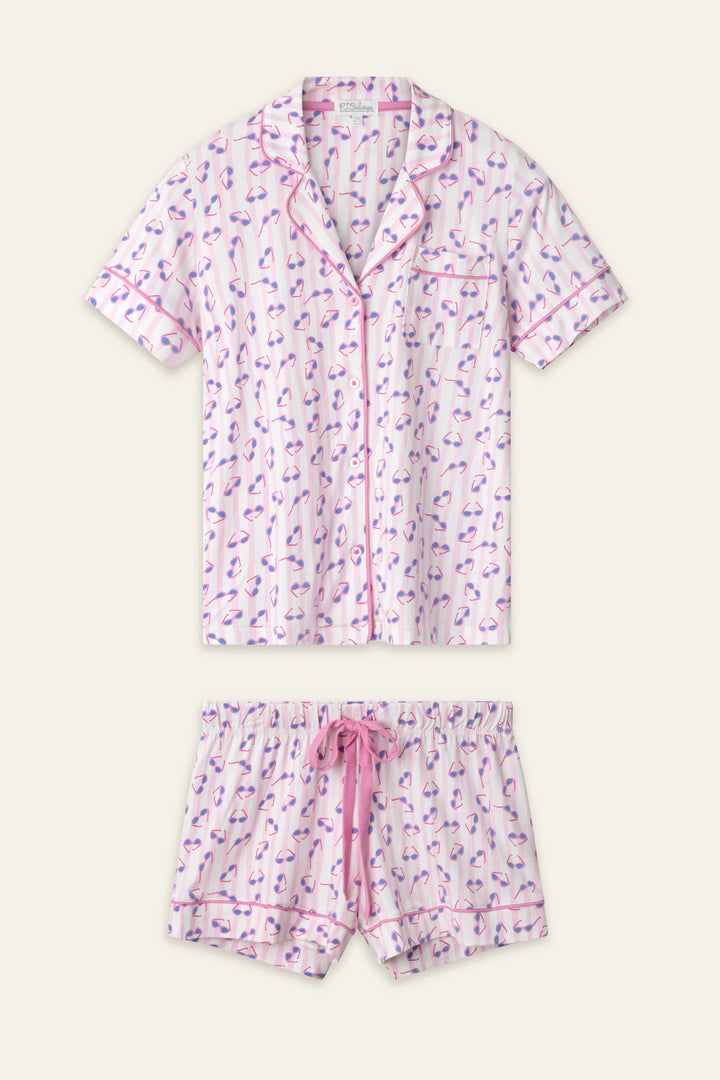 WHIMSY RETRO SHADES PJ SET (PINK) - PJ SALVAGE