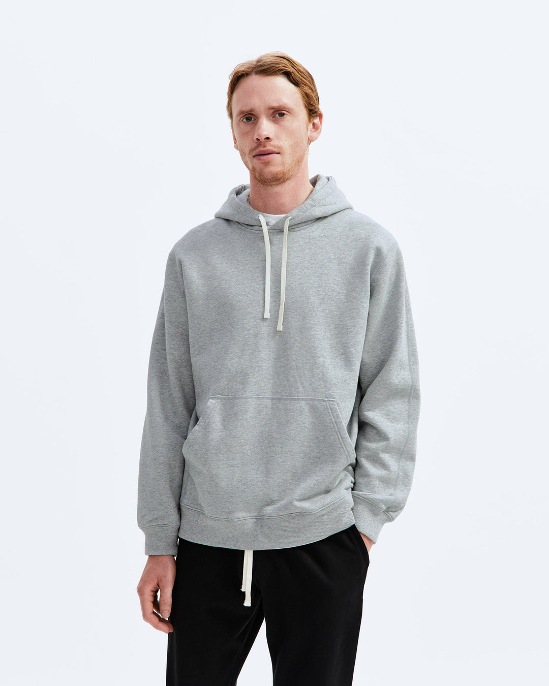 MIDWEIGHT CLASSIC HOODIE (GREY) - REIGNING CHAMP