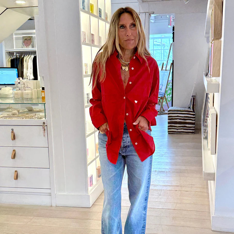 JACK SHIRT (RED) - KERRI ROSENTHAL