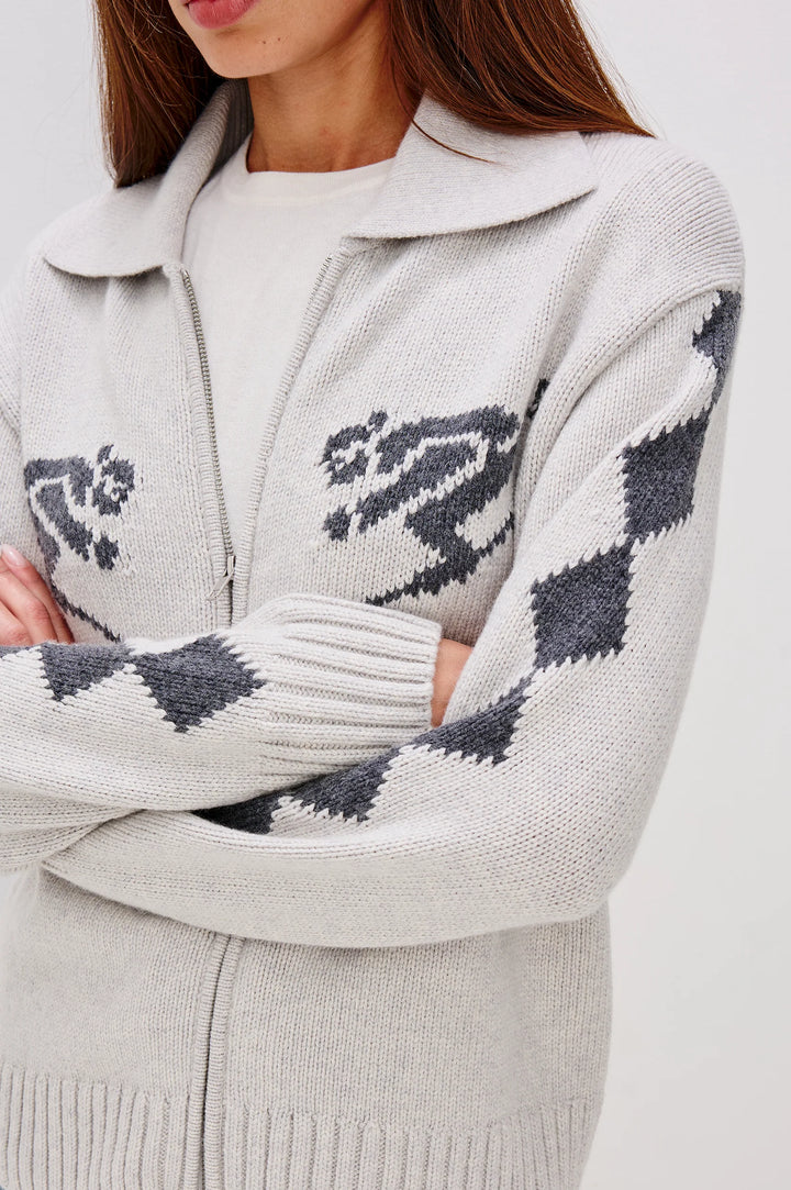 RHEA ZIP-UP CARDIGAN - RAILS