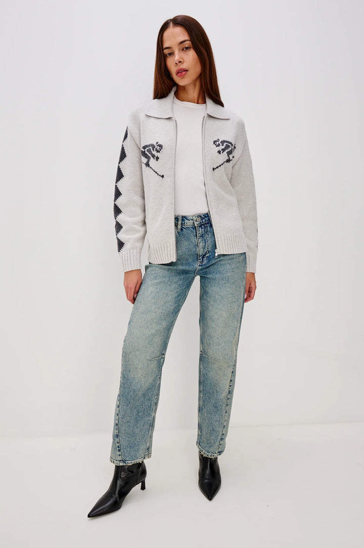 RHEA ZIP-UP CARDIGAN - RAILS