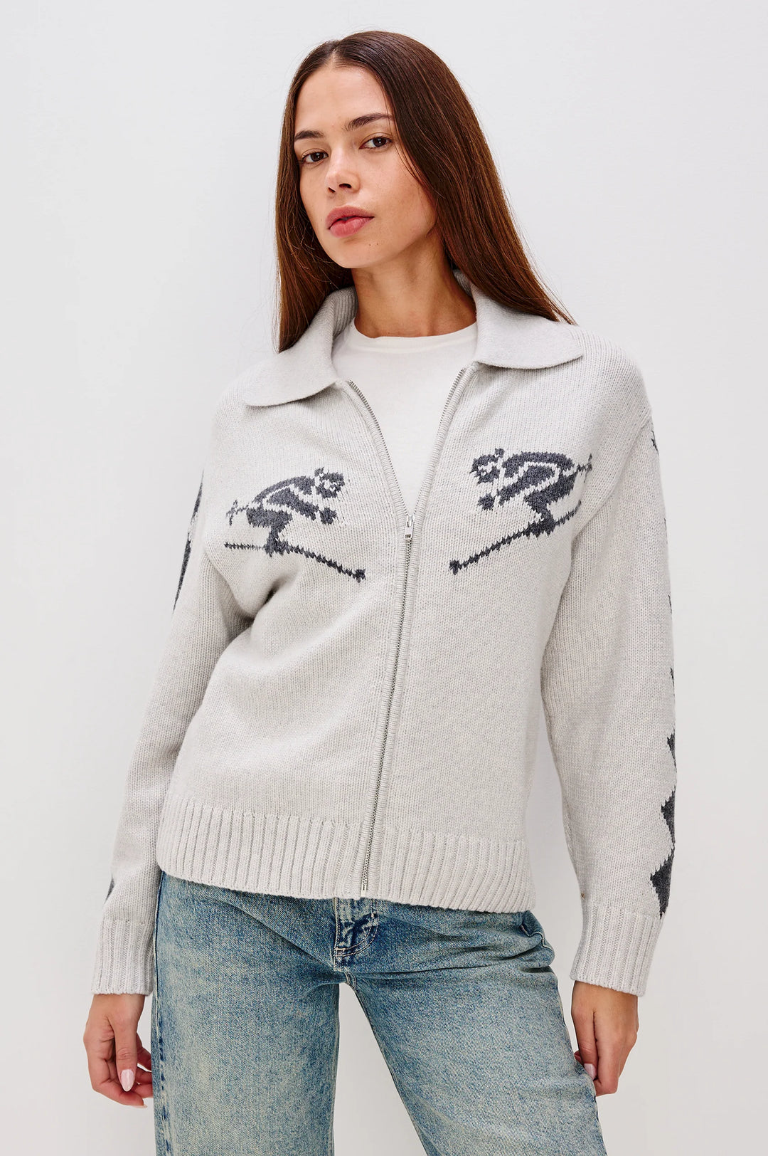 RHEA ZIP-UP CARDIGAN - RAILS