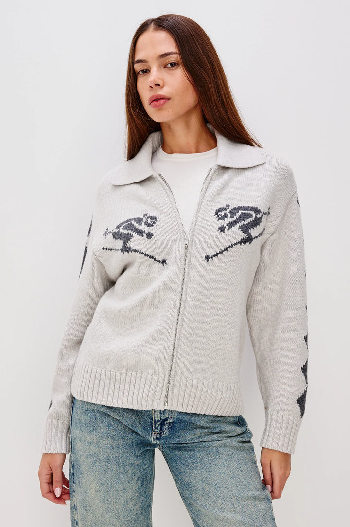 RHEA ZIP-UP CARDIGAN - RAILS