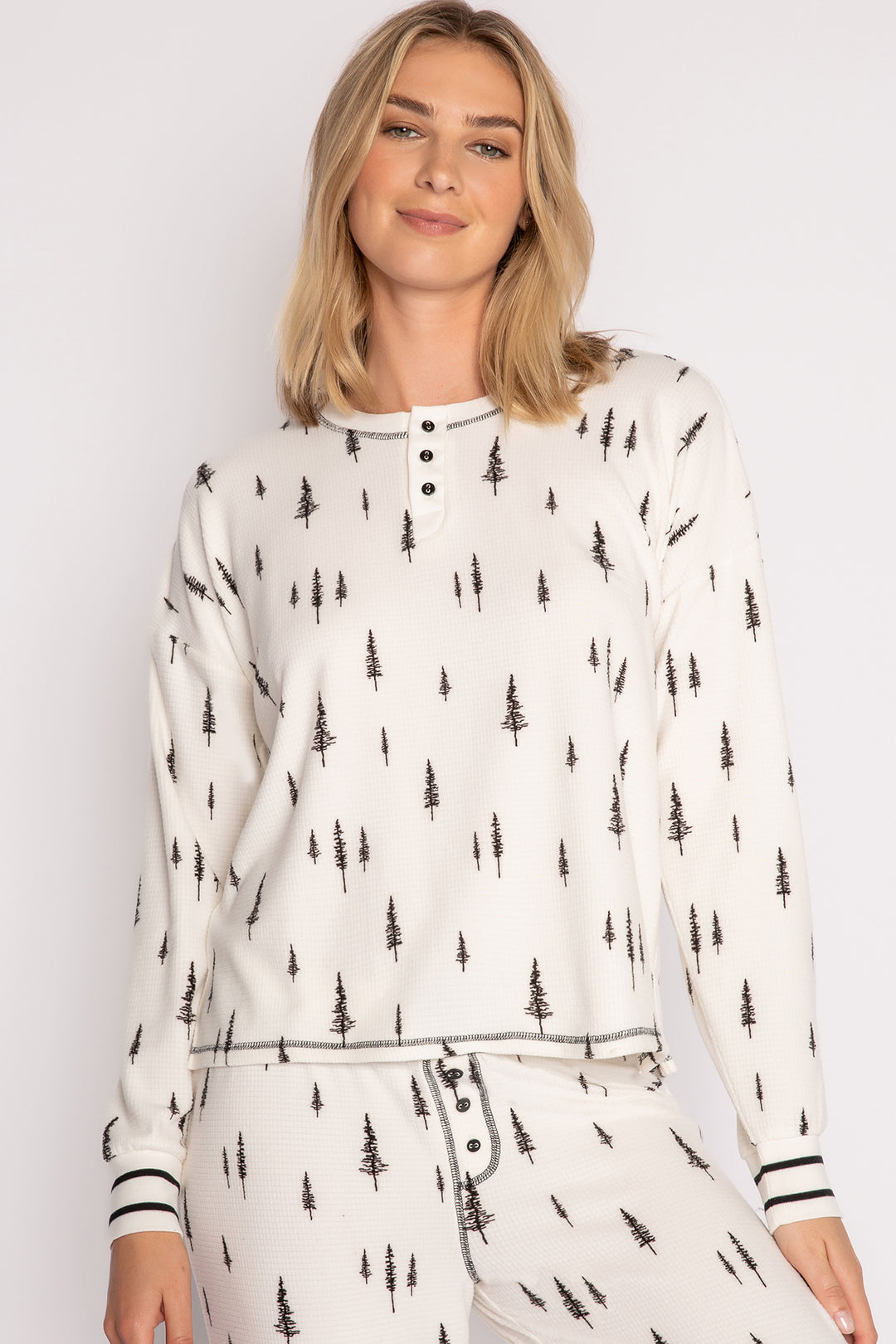 MAY THE FOREST BE WITH YOU LONG SLEEVE TOP - PJ SALVAGE