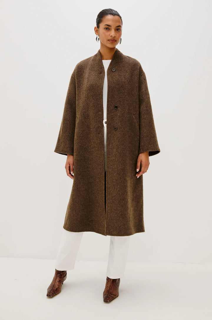 ROLAND COAT (HEATHER UMBER) - RAILS
