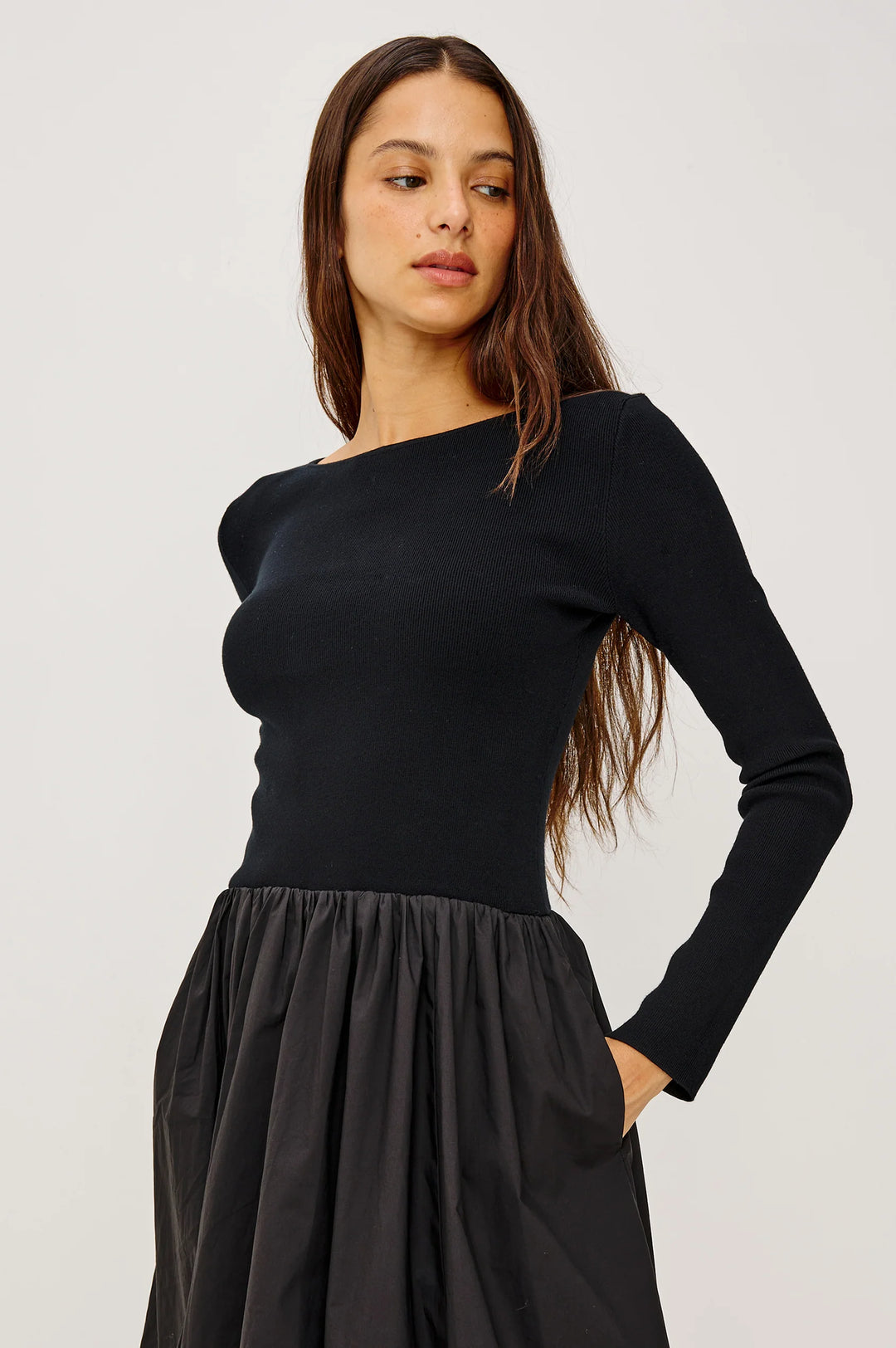 ROMANA DRESS (BLACK) - RAILS