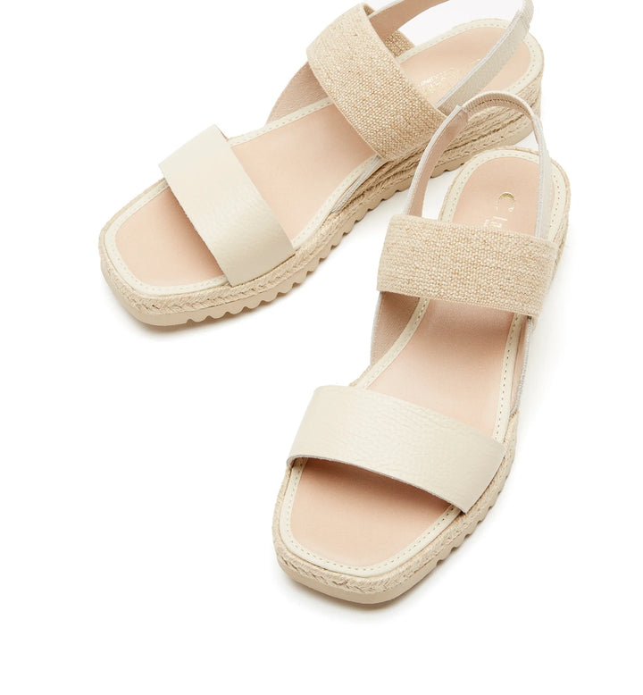 ROWENA ESPADRILLE (MILK) - LA CANADIENNE