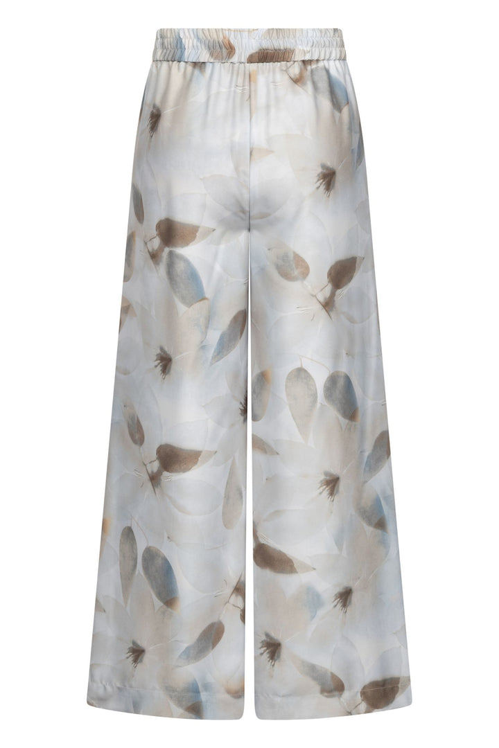 HELENA WIDE LEG (GREY PATTERNED) - RAFFAELLO ROSSI