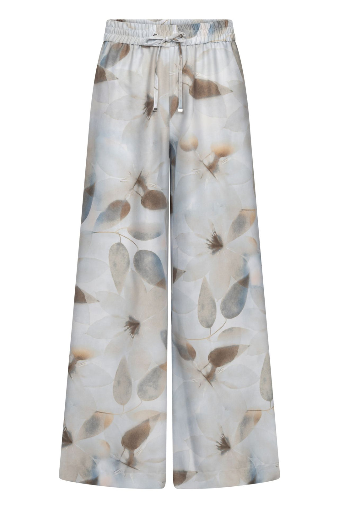 HELENA WIDE LEG (GREY PATTERNED) - RAFFAELLO ROSSI