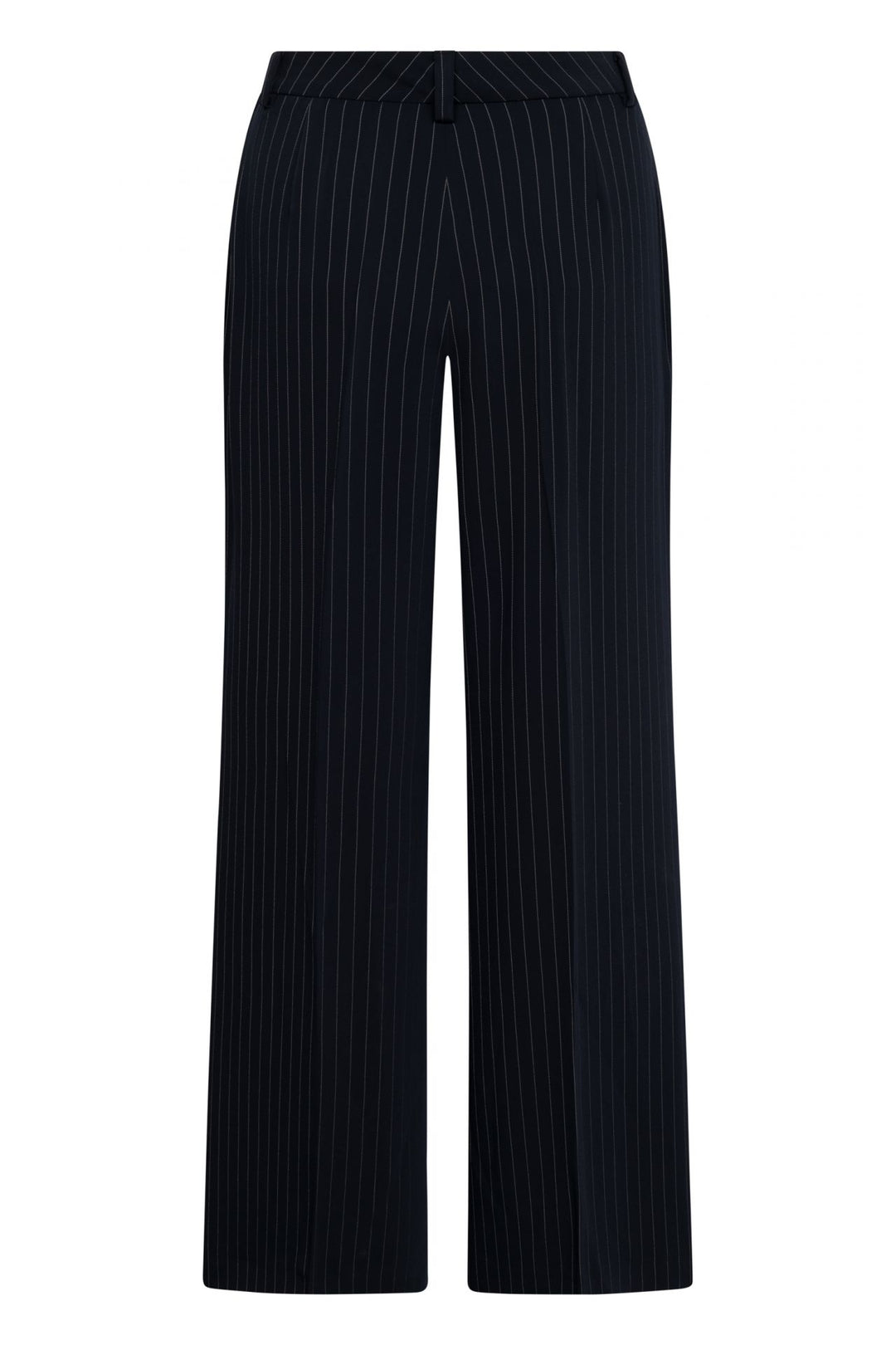 MILARA STRAIGHT LEG PANT (BLUE WHITE STRIPE) - RAFFAELLO ROSSI