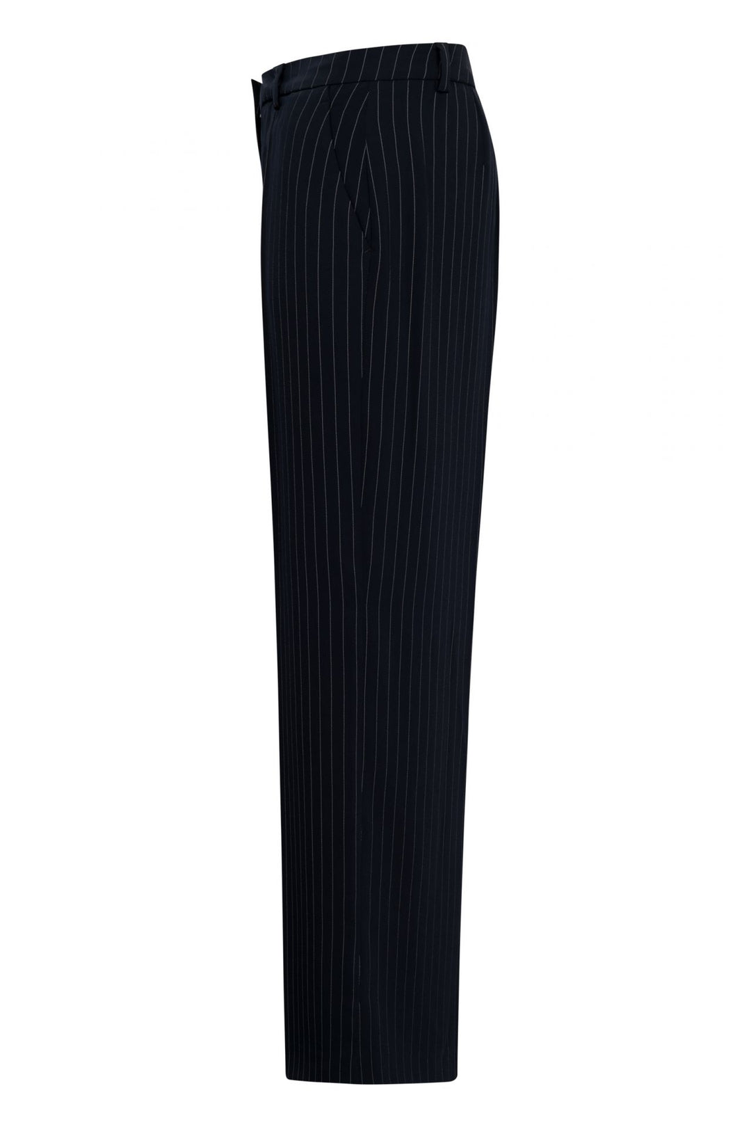 MILARA STRAIGHT LEG PANT (BLUE WHITE STRIPE) - RAFFAELLO ROSSI
