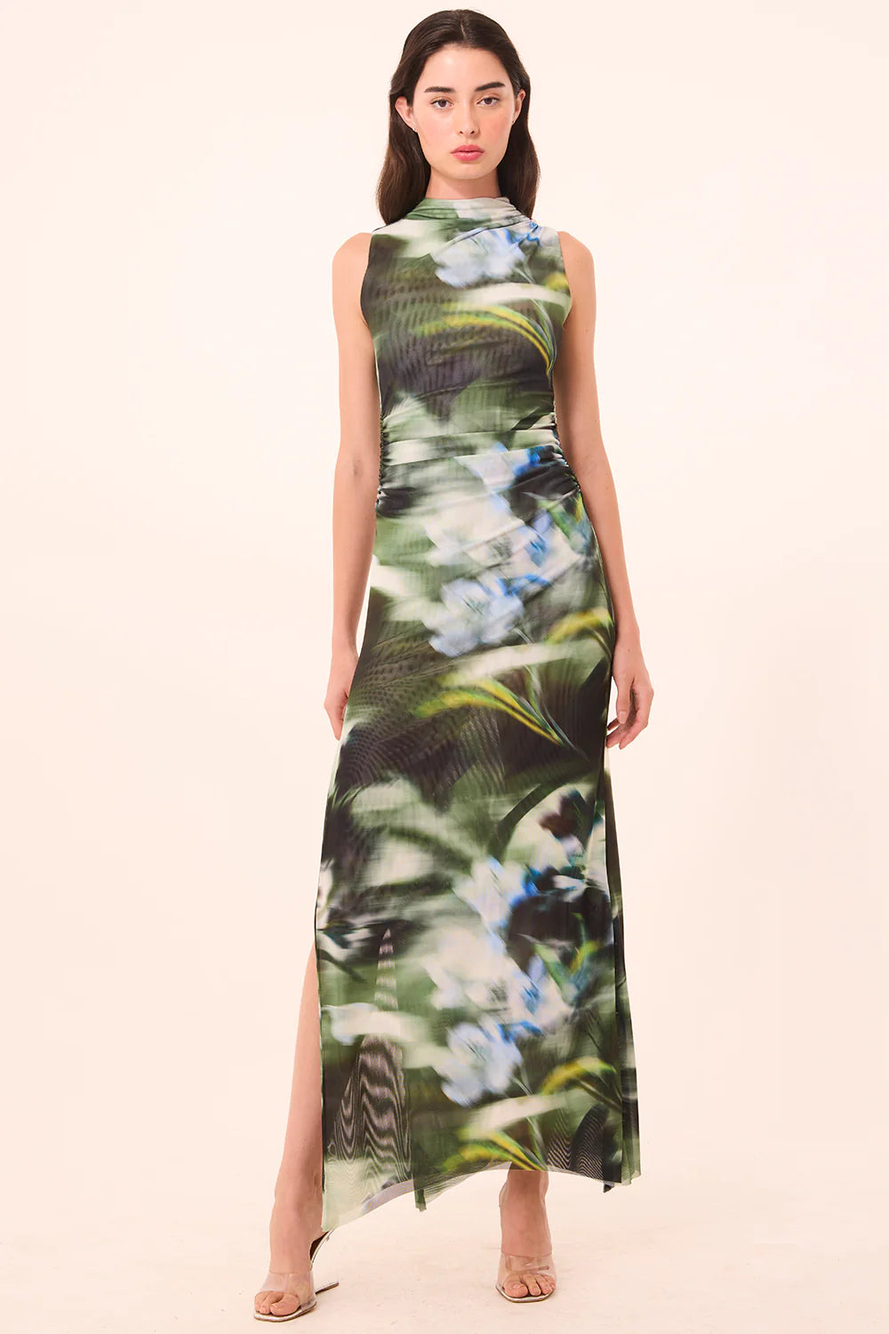 ATHENA DRESS (BLURRED CASABLANCA LILY) - MISA