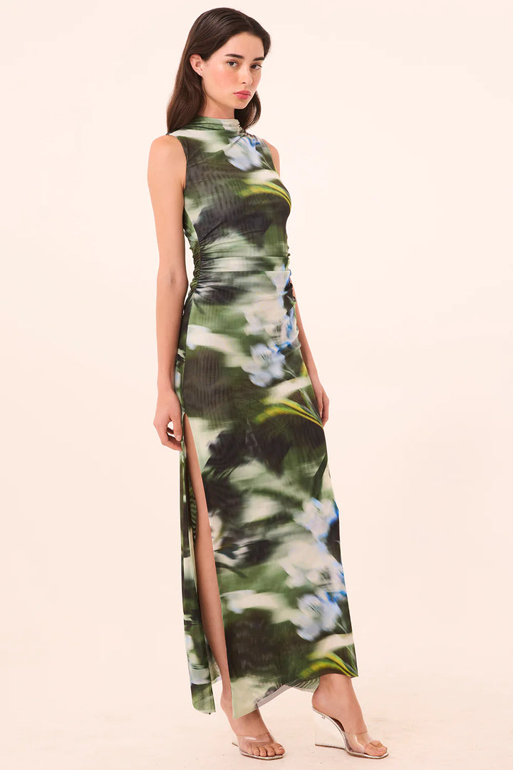 ATHENA DRESS (BLURRED CASABLANCA LILY) - MISA