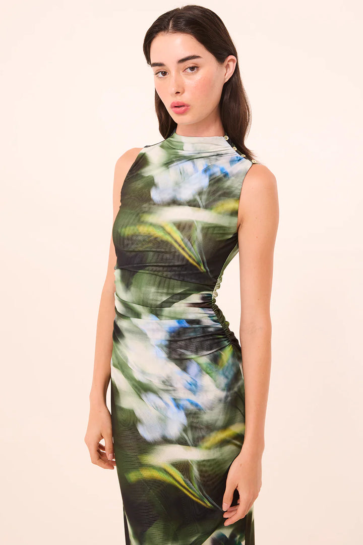 ATHENA DRESS (BLURRED CASABLANCA LILY) - MISA