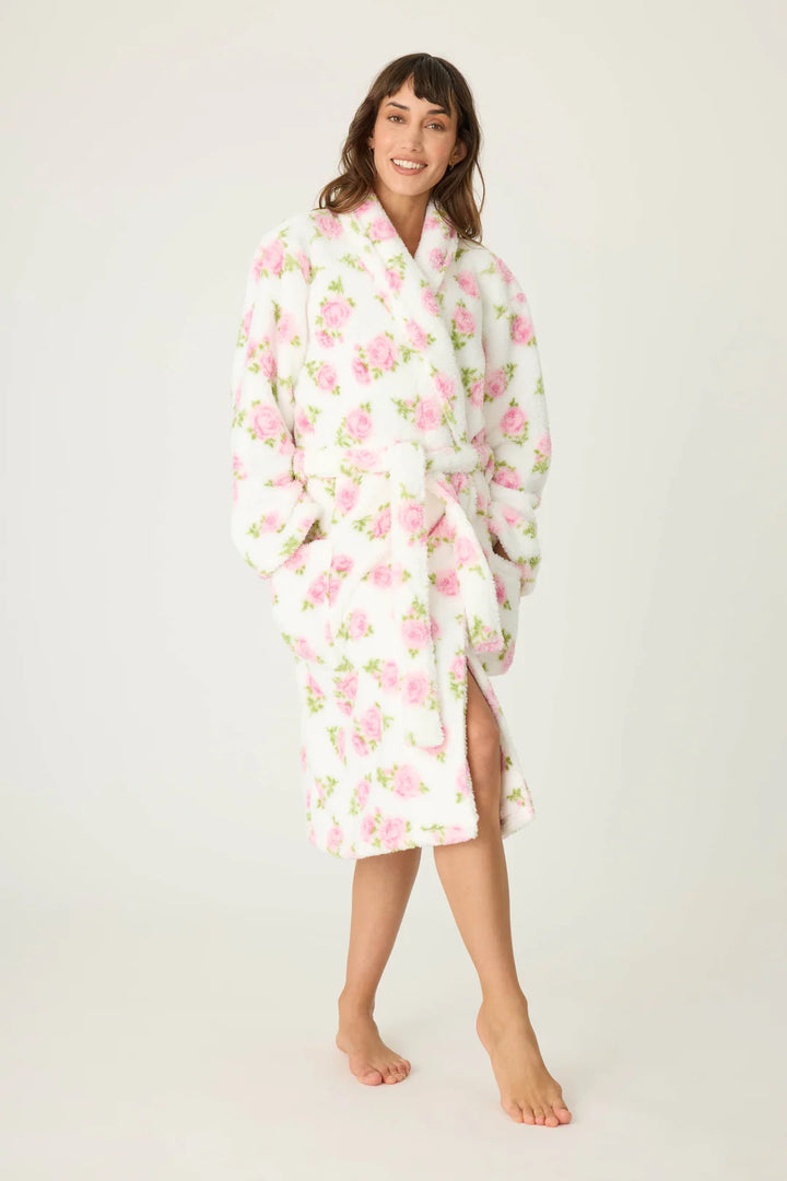 LET'S GET COZY ROBE (IVORY) - PJ SALVAGE