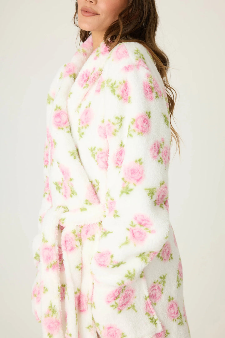 LET'S GET COZY ROBE (IVORY) - PJ SALVAGE
