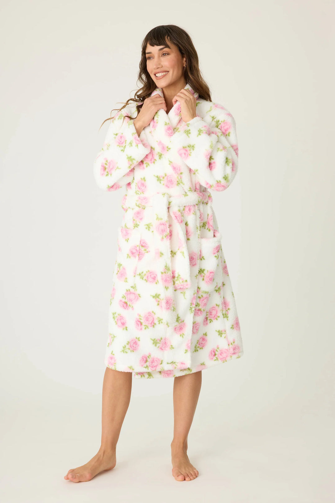 LET'S GET COZY ROBE (IVORY) - PJ SALVAGE