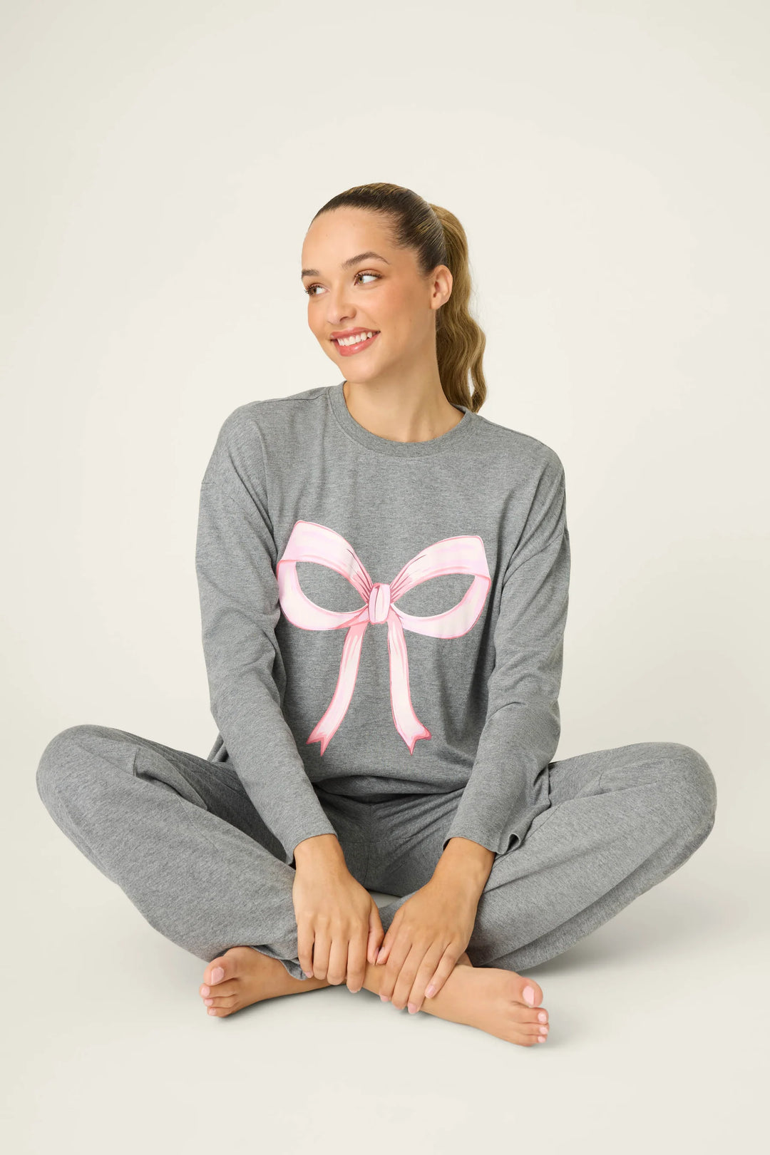 HOLIDAY SOFTEE SET (DARK CHARCOAL) - PJ SALVAGE
