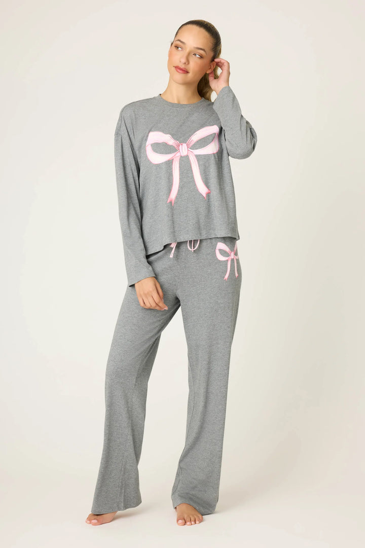 HOLIDAY SOFTEE SET (DARK CHARCOAL) - PJ SALVAGE