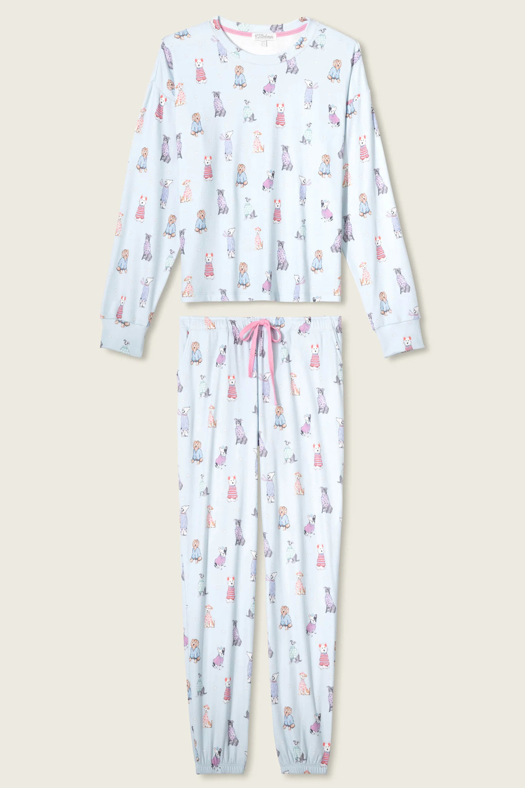 DOGGONE COLD PJ SET (BLUE HAZE) - PJ SALVAGE