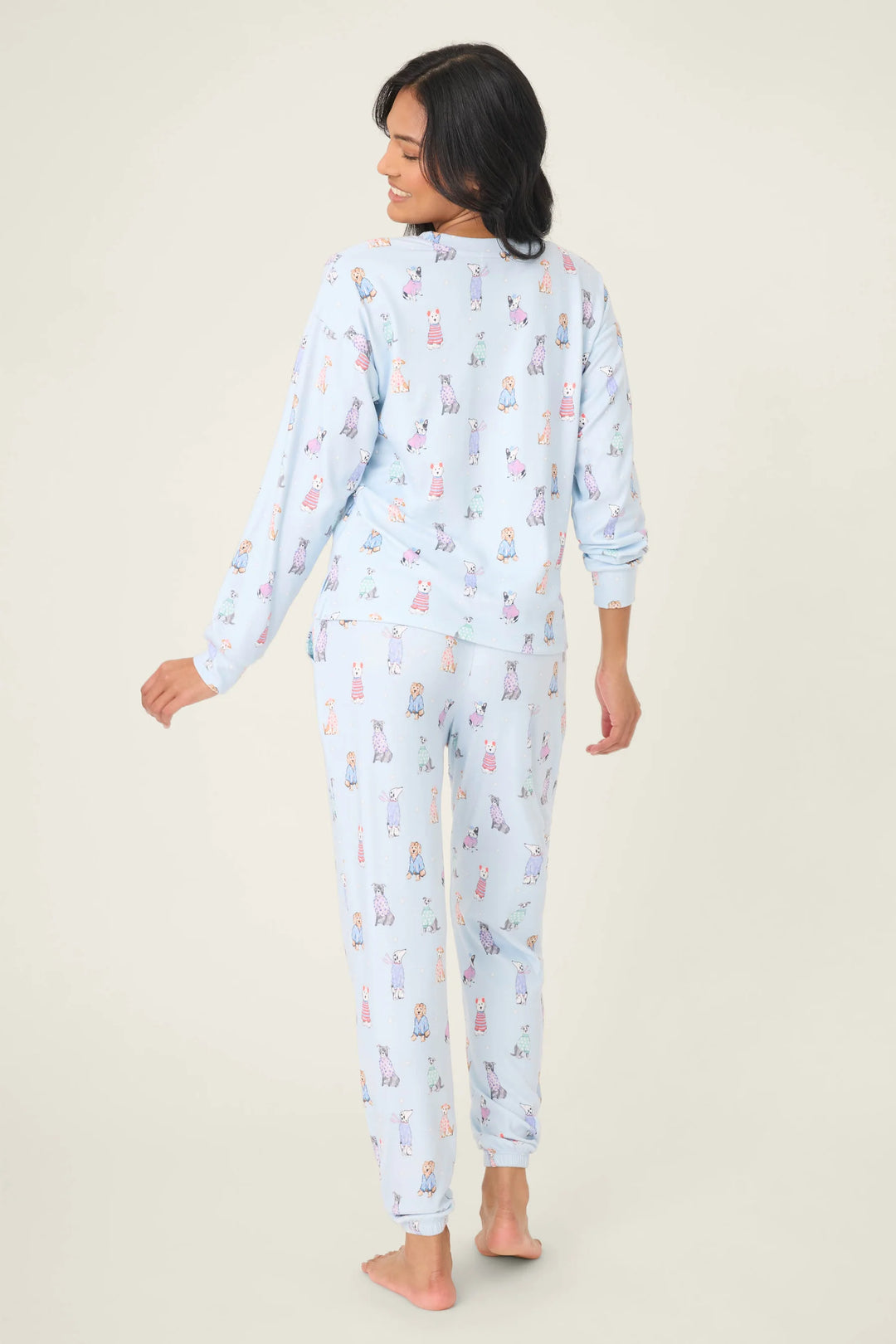 DOGGONE COLD PJ SET (BLUE HAZE) - PJ SALVAGE