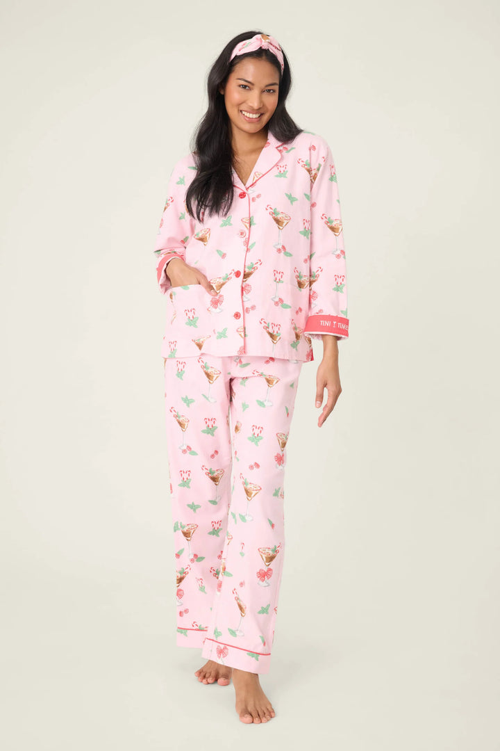 FLANNELS PJ SET (BALLET PINK) - PJ SLAVAGE