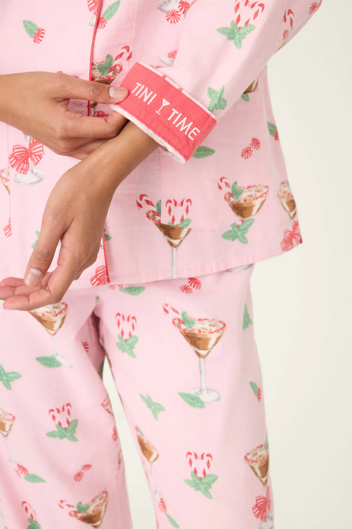 FLANNELS PJ SET (BALLET PINK) - PJ SLAVAGE