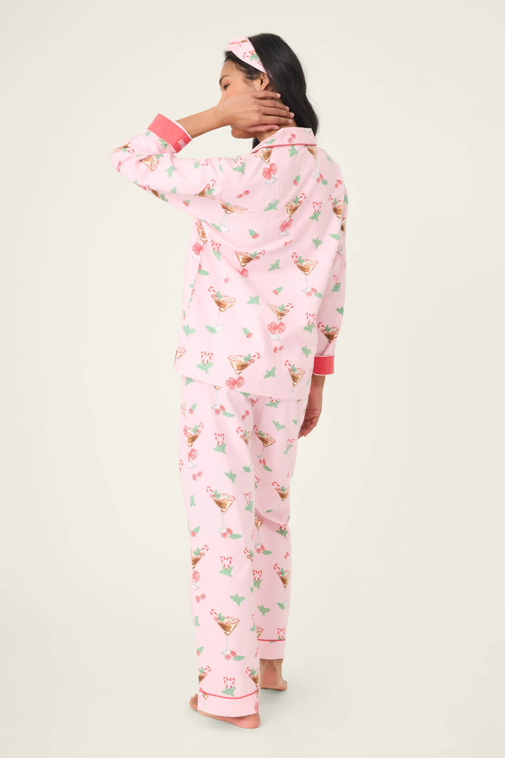 FLANNELS PJ SET (BALLET PINK) - PJ SLAVAGE