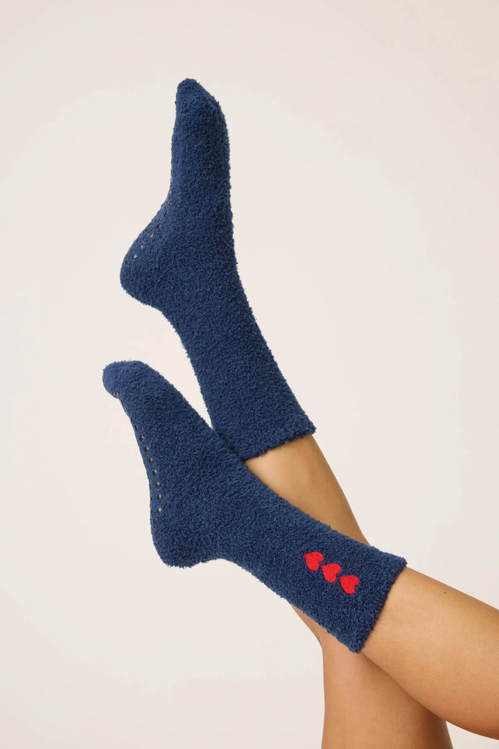 PARISIAN DREAMS COZY CREW W/ GRIP SOCK- PJ SALVAGE